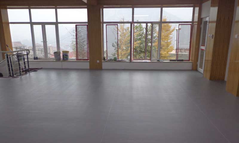 北京房山區一渡山莊商用pvc塑膠地板