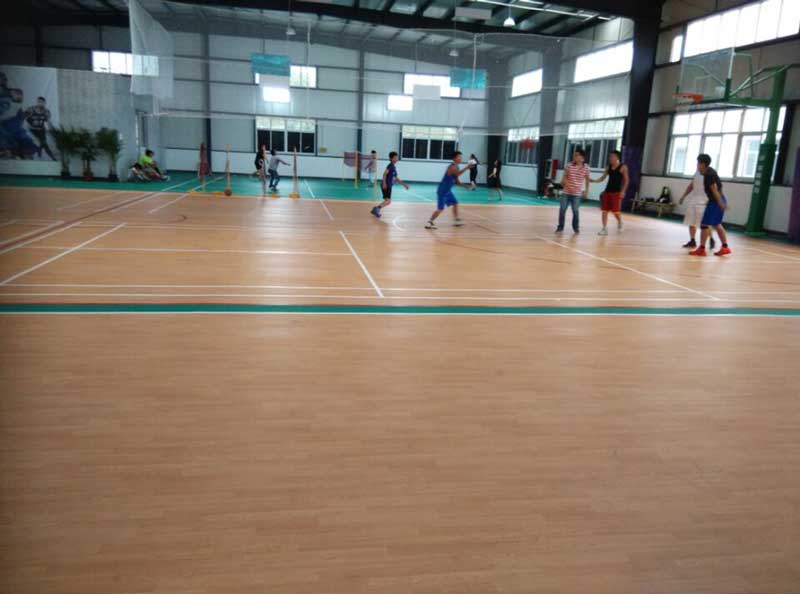 山東省濟南市室內籃球運動地板